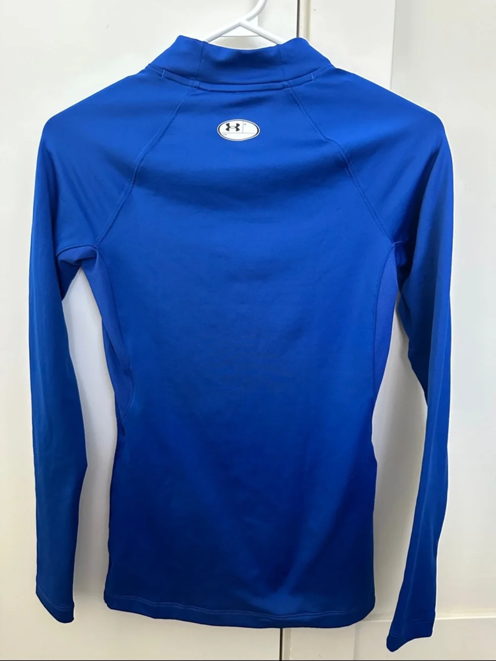 Under Armour Women's Royal Blue Long-Sleeve Performance Top - Picture 4 of 4